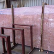 Natural valencia red purple marble stone